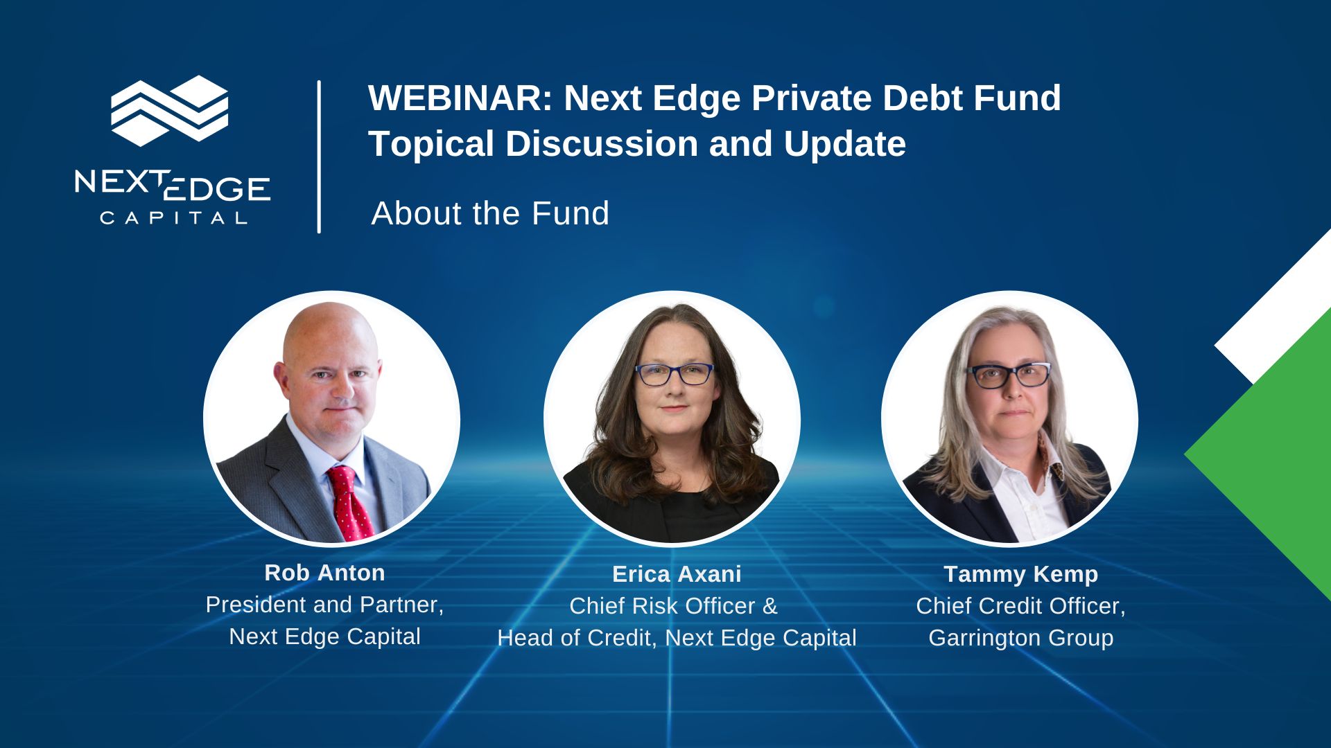 About the Fund - Next Edge Capital